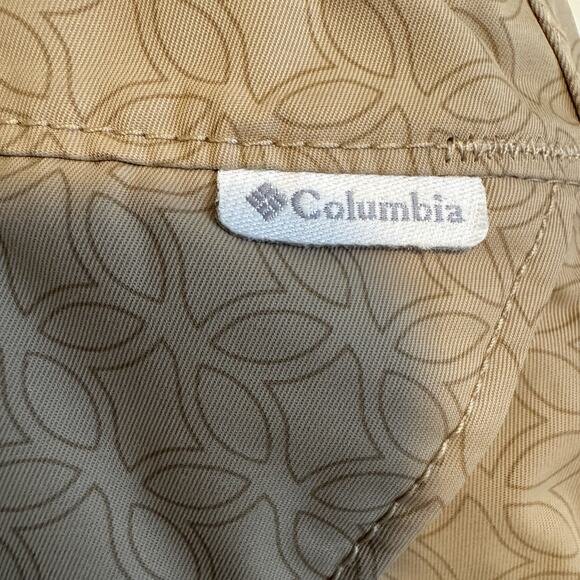 Columbia Beige Snow Pants Womens Medium Omni Tech Titanium Waterproof Breathable - Picture 3 of 6